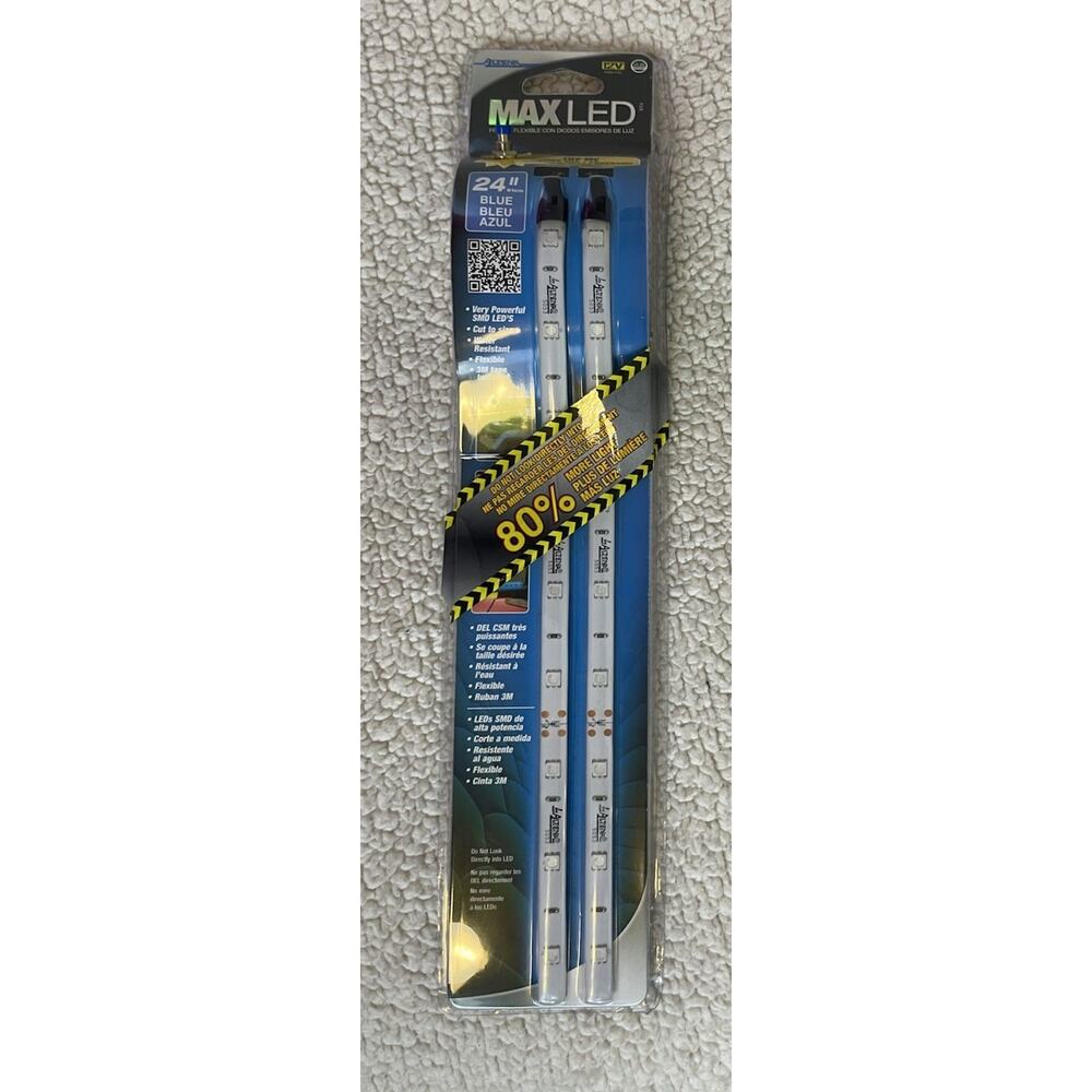 Alpena EZLink Max 24" BLUE Starter Kit 2 x 12" LED Strips Light Plug & Play 12V